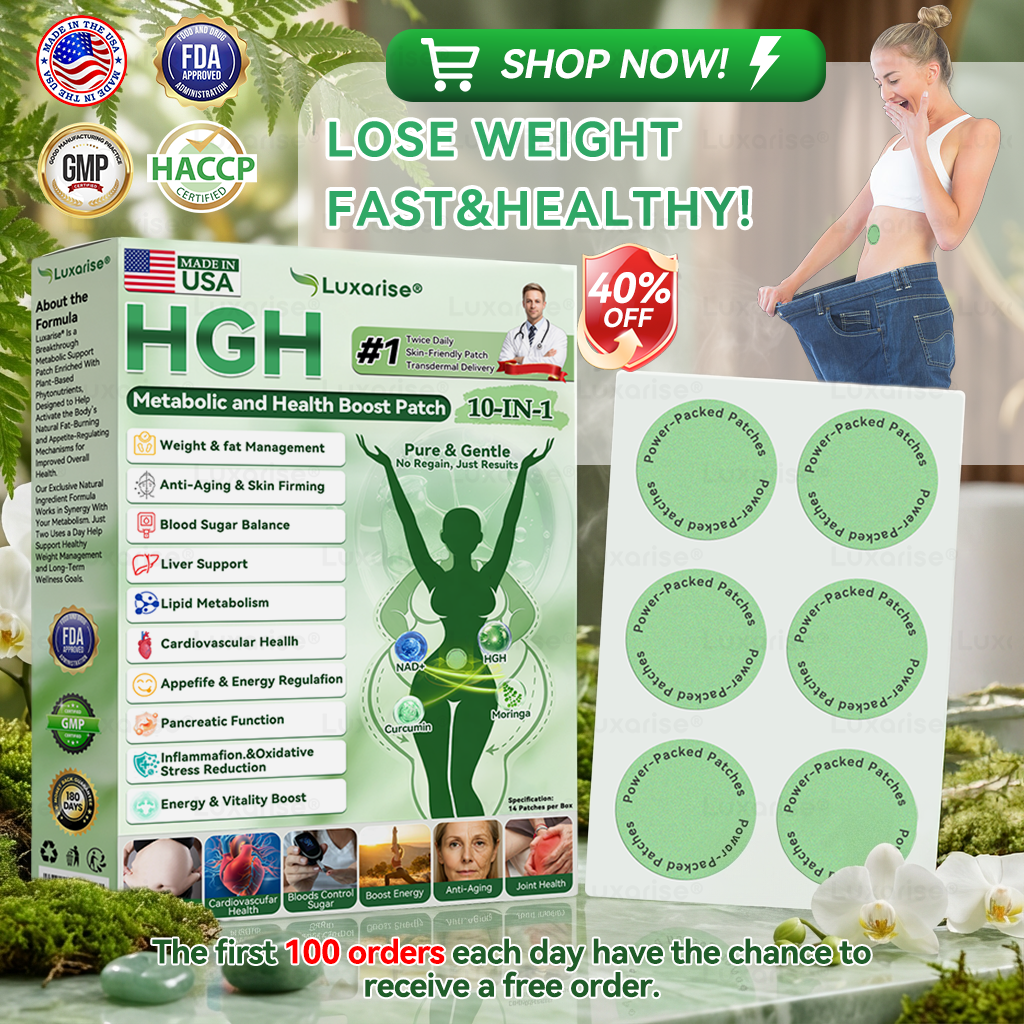 𝑶𝒇𝒇𝒊𝒄𝒊𝒂𝒍 𝑺𝒕𝒐𝒓𝒆  | 𝑳𝒖𝒙𝒂𝒓𝒊𝒔𝒆® 𝑯𝑮𝑯 10-𝑰𝒏-1 𝑴𝒆𝒕𝒂𝒃𝒐𝒍𝒊𝒄 𝒂𝒏𝒅 𝑯𝒆𝒂𝒍𝒕𝒉 𝑩𝒐𝒐𝒔𝒕 𝑷𝒂𝒕𝒄𝒉 (𝐓𝐰𝐢𝐜𝐞 𝐃𝐚𝐢𝐥𝐲, 𝐯𝐢𝐬𝐢𝐛𝐥𝐞 𝐜𝐡𝐚𝐧𝐠𝐞𝐬 𝐢𝐧 𝟕 𝐝𝐚𝐲𝐬） ✅ 𝐎𝐛𝐞𝐬𝐢𝐭𝐲, 𝐃𝐢𝐚𝐛𝐞𝐭𝐞𝐬, 𝐒𝐥𝐞𝐞𝐩 𝐀𝐩𝐧𝐞𝐚, 𝐀𝐧𝐝 𝐉𝐨𝐢𝐧𝐭 𝐈𝐬𝐬𝐮𝐞𝐬.🚢