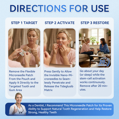 🦷𝐆𝐥𝐢𝐦𝐦𝐞𝐫𝐥𝐲®📟🚀𝐓𝐢𝐝𝐞𝐠𝐥𝐮𝐬𝐢𝐛 𝐓𝐨𝐨𝐭𝐡 & 𝐆𝐮𝐦 𝐑𝐞𝐩𝐚𝐢𝐫 𝐌𝐢𝐜𝐫𝐨𝐧𝐞𝐞𝐝𝐥𝐞 𝐏𝐚𝐭𝐜𝐡  | 𝐀𝐝𝐯𝐚𝐧𝐜𝐞𝐝 𝐒𝐭𝐞𝐦-𝐂𝐞𝐥𝐥 𝐀𝐜𝐭𝐢𝐯𝐚𝐭𝐢𝐨𝐧 𝐓𝐞𝐞𝐭𝐡 𝐒𝐭𝐫𝐢𝐩𝐬(🦷𝐑𝐞𝐛𝐮𝐢𝐥𝐝 𝐄𝐧𝐚𝐦𝐞𝐥 & 𝐃𝐞𝐧𝐭𝐢𝐧 • 𝐒𝐭𝐫𝐞𝐧𝐠𝐭𝐡𝐞𝐧 𝐆𝐮𝐦𝐬 • 𝐄𝐫𝐚𝐝𝐢𝐜𝐚𝐭𝐞 𝐓𝐚𝐫𝐭𝐚𝐫 & 𝐎𝐝𝐨𝐫 • 𝐒𝐭𝐨𝐩 𝐓𝐨𝐨𝐭𝐡 𝐒𝐞𝐧𝐬𝐢𝐭𝐢𝐯𝐢𝐭𝐲)