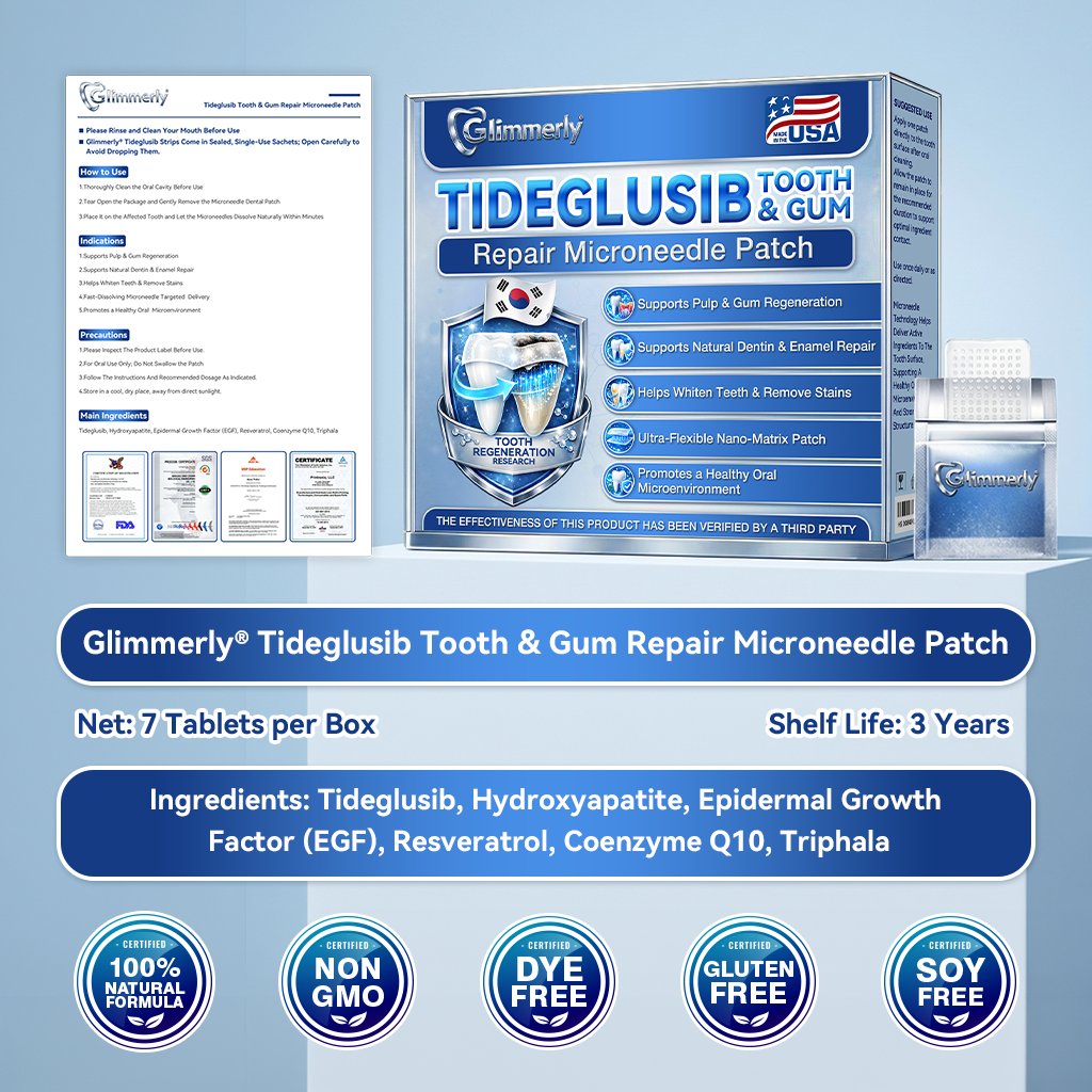 🦷𝐆𝐥𝐢𝐦𝐦𝐞𝐫𝐥𝐲®📟🚀𝐓𝐢𝐝𝐞𝐠𝐥𝐮𝐬𝐢𝐛 𝐓𝐨𝐨𝐭𝐡 & 𝐆𝐮𝐦 𝐑𝐞𝐩𝐚𝐢𝐫 𝐌𝐢𝐜𝐫𝐨𝐧𝐞𝐞𝐝𝐥𝐞 𝐏𝐚𝐭𝐜𝐡  | 𝐀𝐝𝐯𝐚𝐧𝐜𝐞𝐝 𝐒𝐭𝐞𝐦-𝐂𝐞𝐥𝐥 𝐀𝐜𝐭𝐢𝐯𝐚𝐭𝐢𝐨𝐧 𝐓𝐞𝐞𝐭𝐡 𝐒𝐭𝐫𝐢𝐩𝐬(🦷𝐑𝐞𝐛𝐮𝐢𝐥𝐝 𝐄𝐧𝐚𝐦𝐞𝐥 & 𝐃𝐞𝐧𝐭𝐢𝐧 • 𝐒𝐭𝐫𝐞𝐧𝐠𝐭𝐡𝐞𝐧 𝐆𝐮𝐦𝐬 • 𝐄𝐫𝐚𝐝𝐢𝐜𝐚𝐭𝐞 𝐓𝐚𝐫𝐭𝐚𝐫 & 𝐎𝐝𝐨𝐫 • 𝐒𝐭𝐨𝐩 𝐓𝐨𝐨𝐭𝐡 𝐒𝐞𝐧𝐬𝐢𝐭𝐢𝐯𝐢𝐭𝐲)