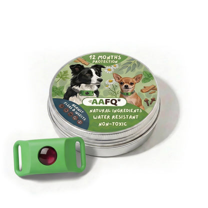 🛡️AAFQ™ pendant – Provides your dog with 12 months of natural protection.