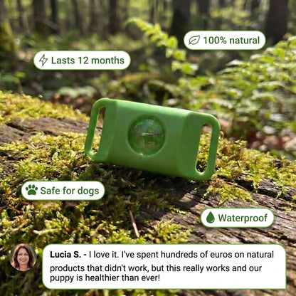 🛡️AAFQ™ pendant – Provides your dog with 12 months of natural protection.